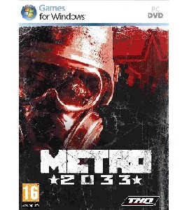 PC DVD - Metro 2033 PC DVD - Metro 2033