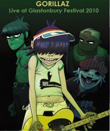 Blu-ray - Gorillaz - Glatonbury - 2010