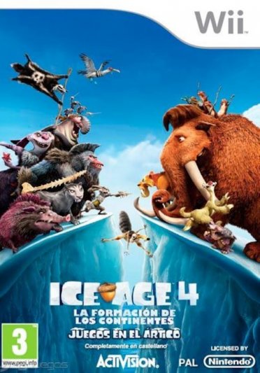 Wii - Ice Age 4: La formacion de los continentes - Juegos en el Artico