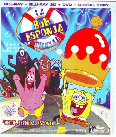 Blu-ray - Bob Esponja - La Pelicula